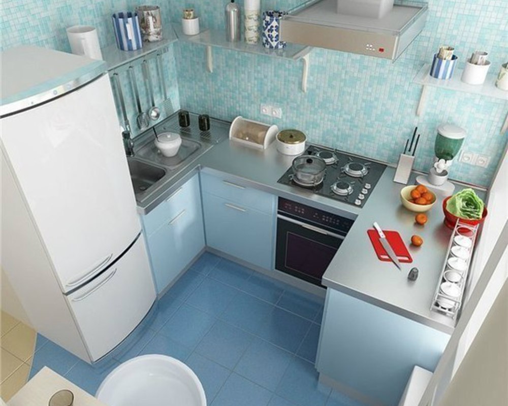 Ремонт кухни 6 кв м. Слайд 1
